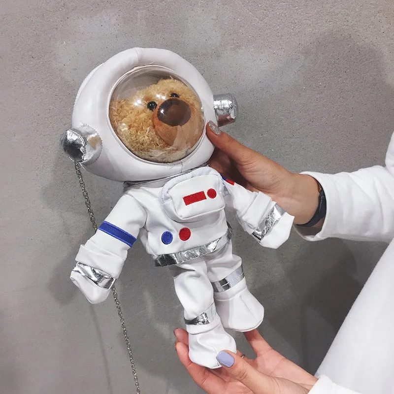 Cute Cartoon Spaceman Shoulder Bags