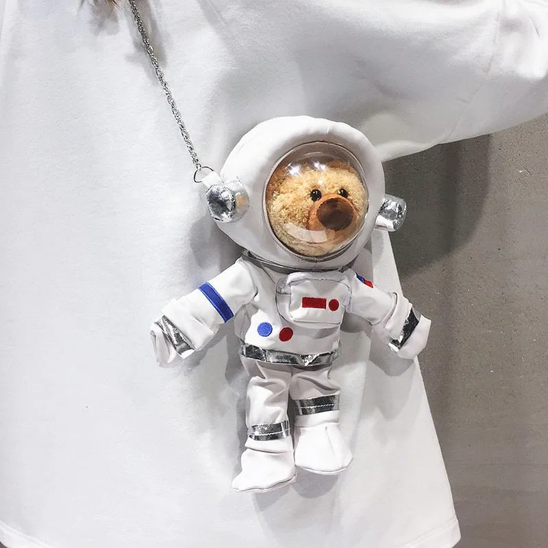 Cute Cartoon Spaceman Shoulder Bags