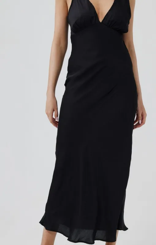 Daisy Says - VIP Dress Black Silky - DS970-3