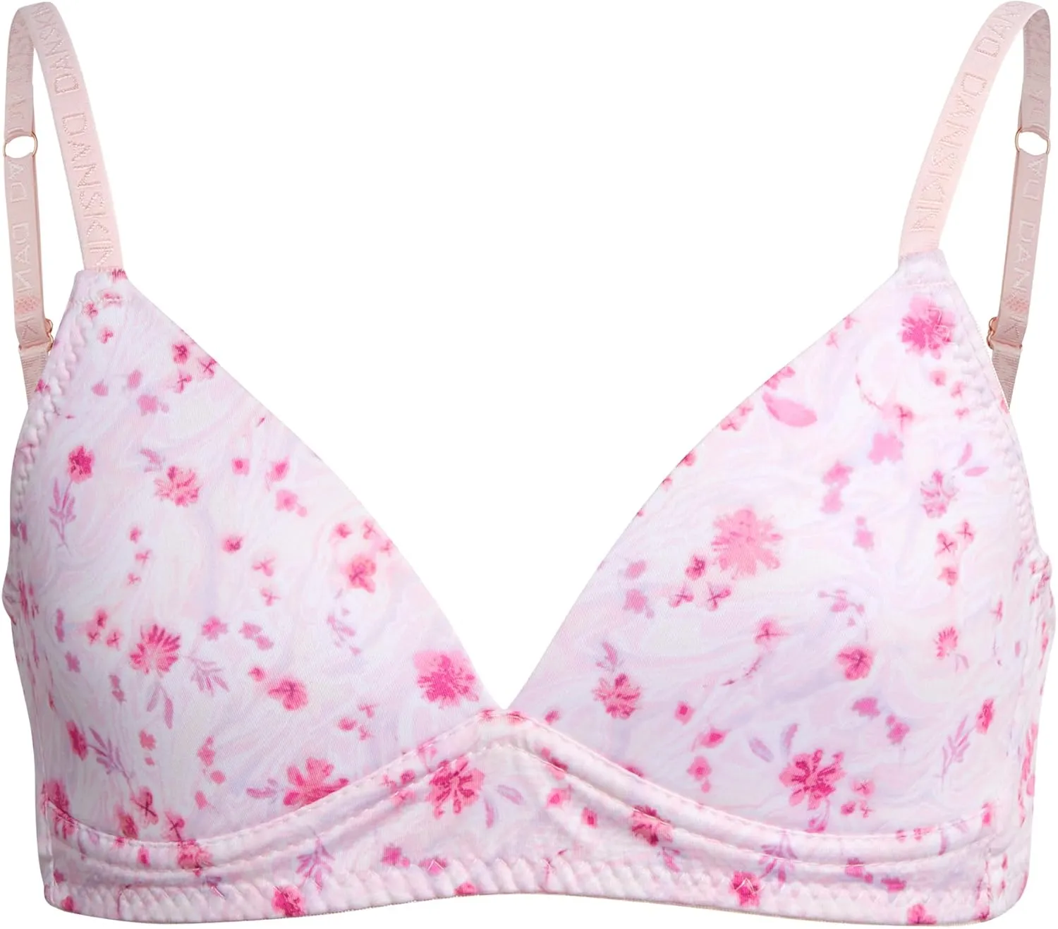 Danskin Girls' Wirefree Microfiber Molded Cup Training Bra, Multipack