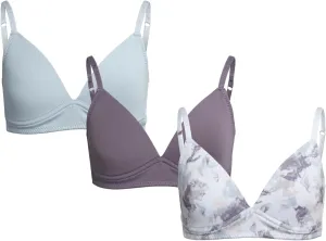 Danskin Girls' Wirefree Microfiber Molded Cup Training Bra, Multipack