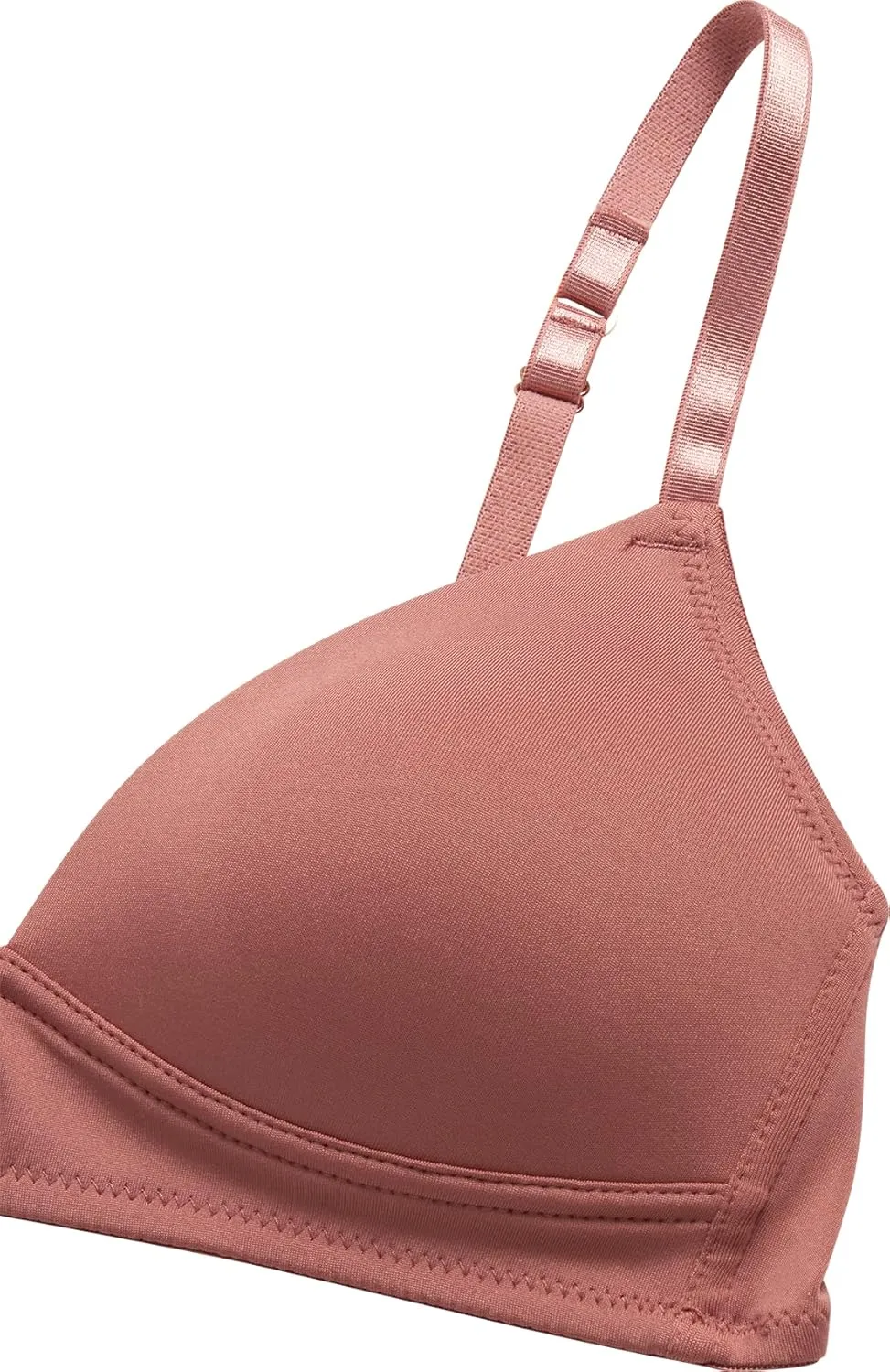 Danskin Girls' Wirefree Microfiber Molded Cup Training Bra, Multipack