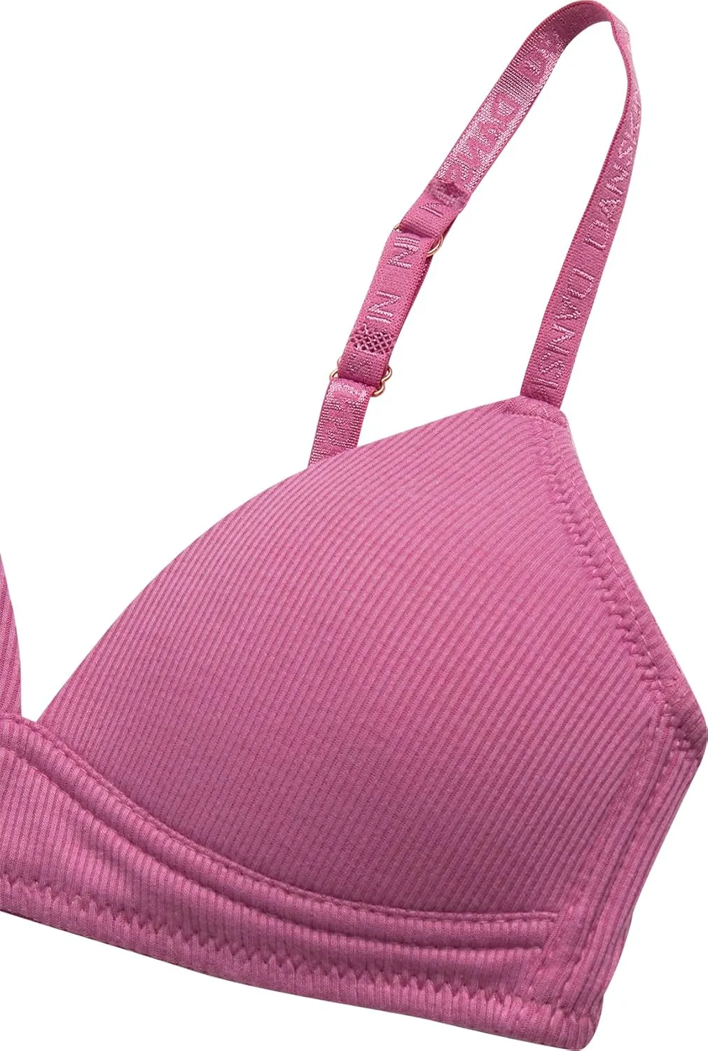 Danskin Girls' Wirefree Microfiber Molded Cup Training Bra, Multipack