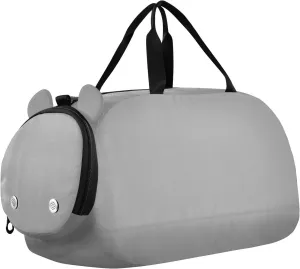 Darkgray Kids Duffel Bag with Shoes Compartment Multifunctional Weekender Overnight Bags for Travel, Sports, Fitness & Workout