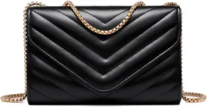 Dasein Women Small Quilted Crossbody Bags Stylish Designer Evening Bag Clutch Purses and Handbags with Chain Shoulder Strap
