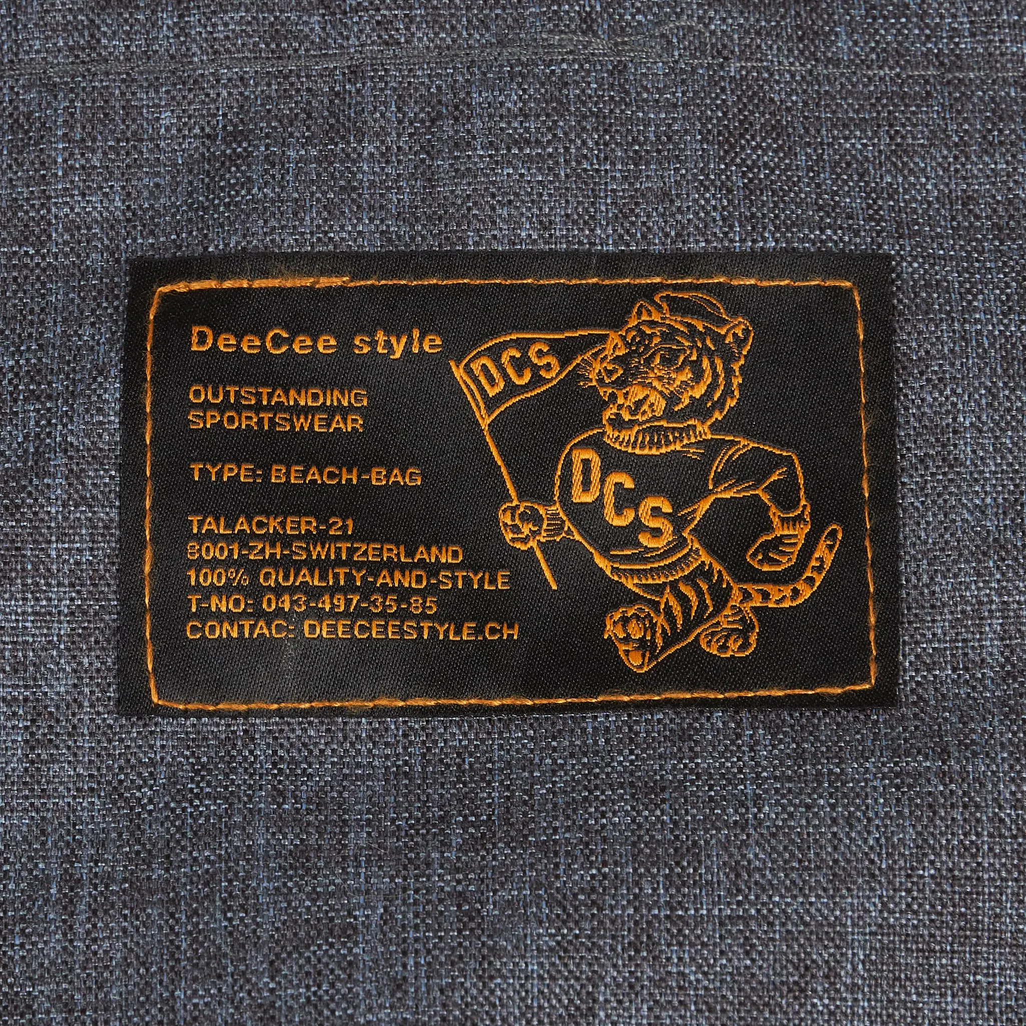 DeeCee style Beach Tote Bag