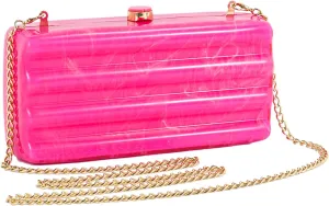 Designer Handbags Clutch Purse, Mini Acrylic Shoulder Clubbing Outfits For Women Evening Clutch Pearl Phone Bag