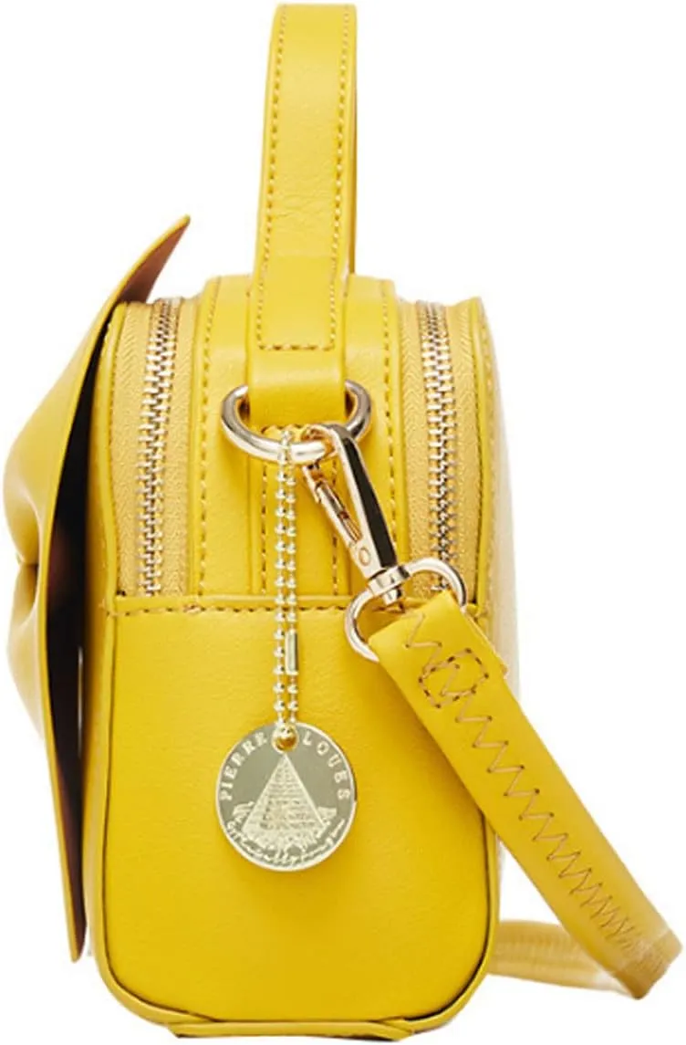 Designer Small Handbags for Women with Top Carry Handle and Cute Bow Knot,Leather Purses and Over-Shoulder Strap