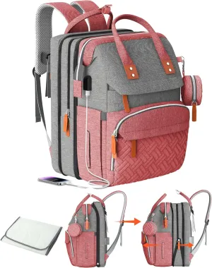 Diaper Bag Backpack, Large Diaper Bag, Multifunctional Diaper Bag, Diaper Bags…