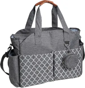 Diaper Bag Tote, Large Diaper Waterproof, with Pacifier Case, Removable Shoulder Strap, Baby Bags