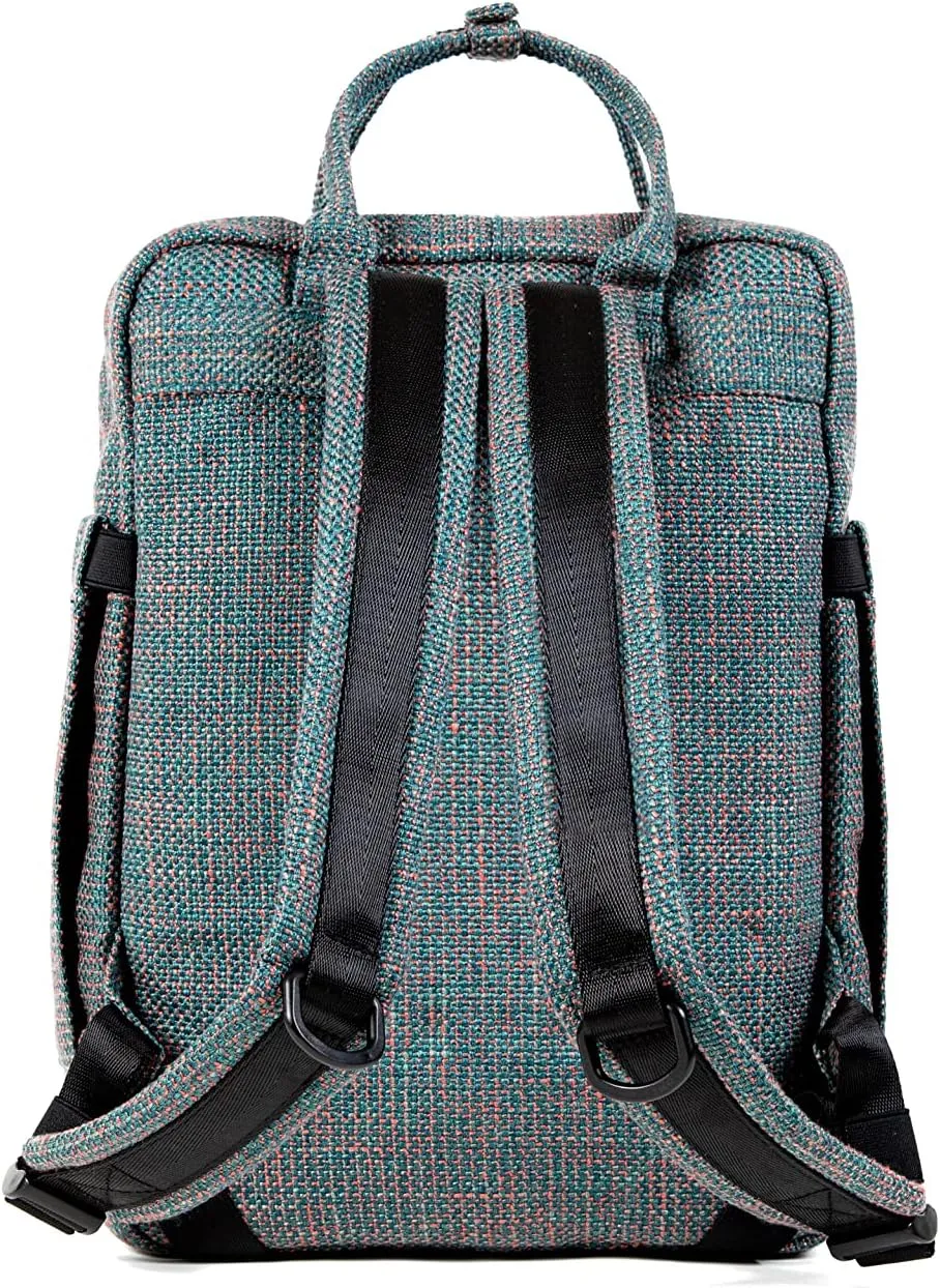 DIME BAGS Extra | Hemp Daypack Backpack | Iconic Silhouette and Tons of Space (Aqua)
