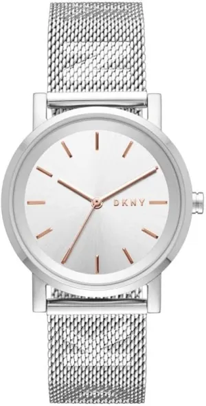 DKNY Women's Soho 34mm Stainless Steel Quartz Dress Watch