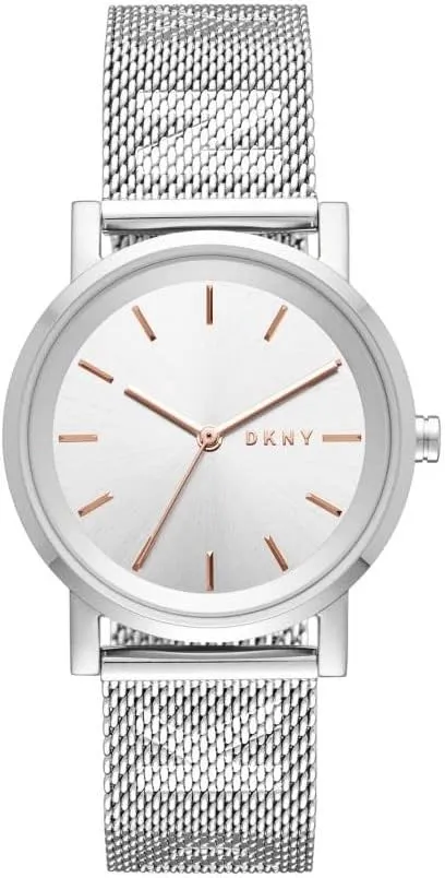 DKNY Women's Soho 34mm Stainless Steel Quartz Dress Watch