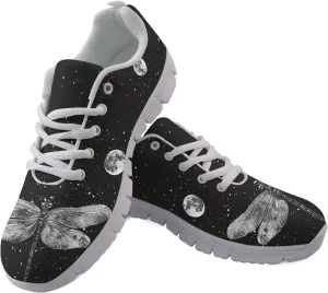 Doojoayie Wide Width Womens Running Shoes with Lace Up for Ladies Tennis Shoes