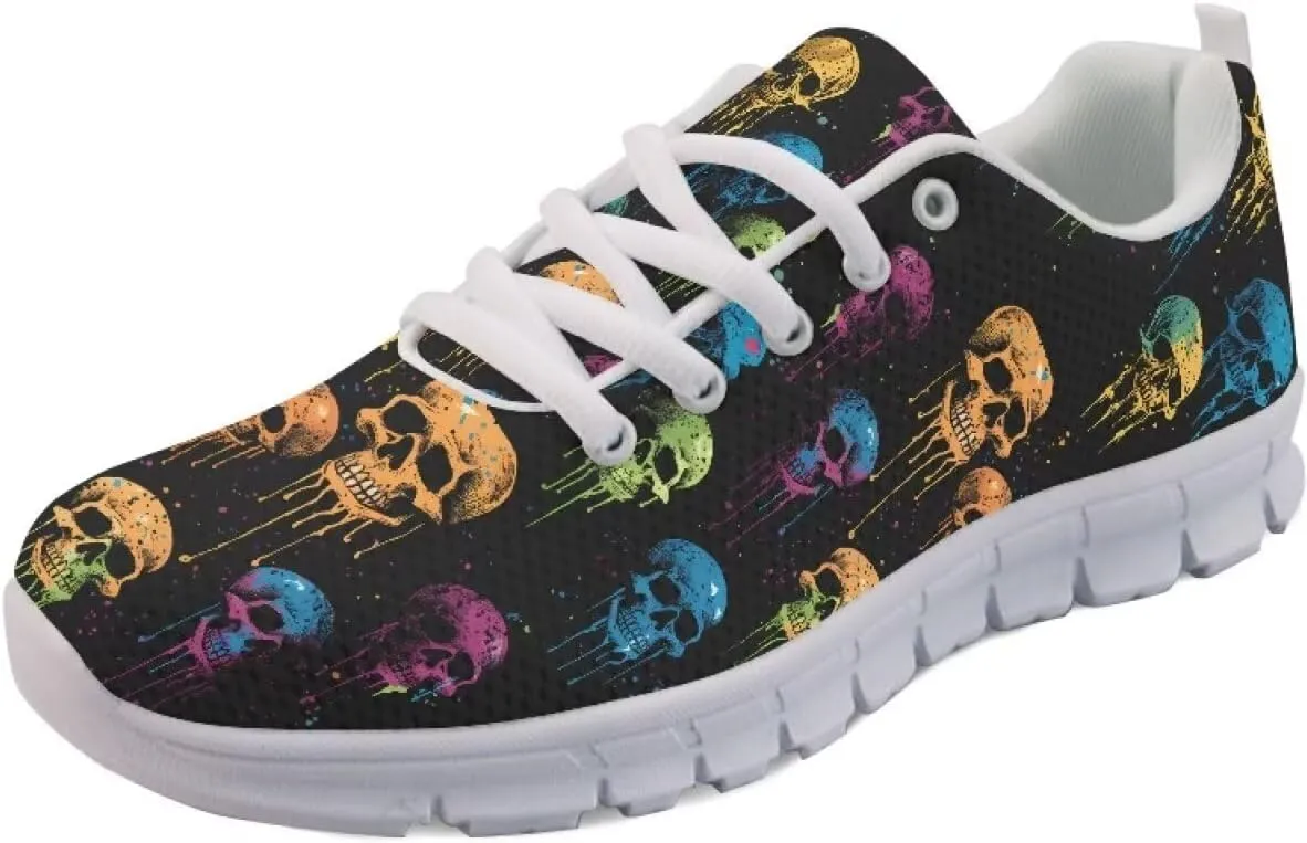 Doojoayie Wide Width Womens Running Shoes with Lace Up for Ladies Tennis Shoes