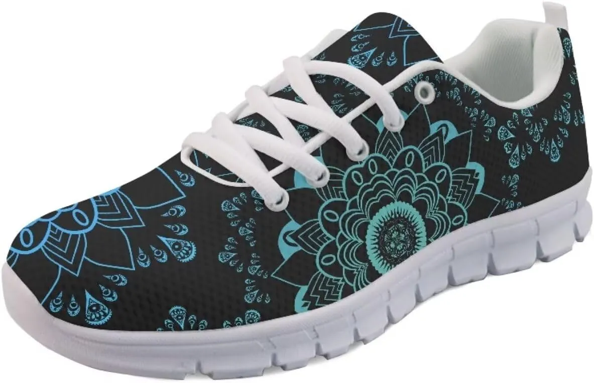 Doojoayie Wide Width Womens Running Shoes with Lace Up for Ladies Tennis Shoes