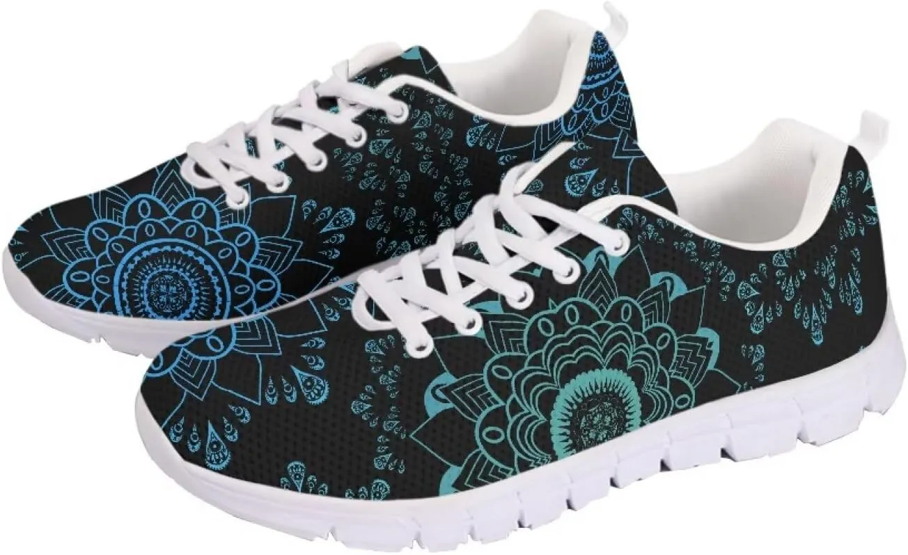 Doojoayie Wide Width Womens Running Shoes with Lace Up for Ladies Tennis Shoes