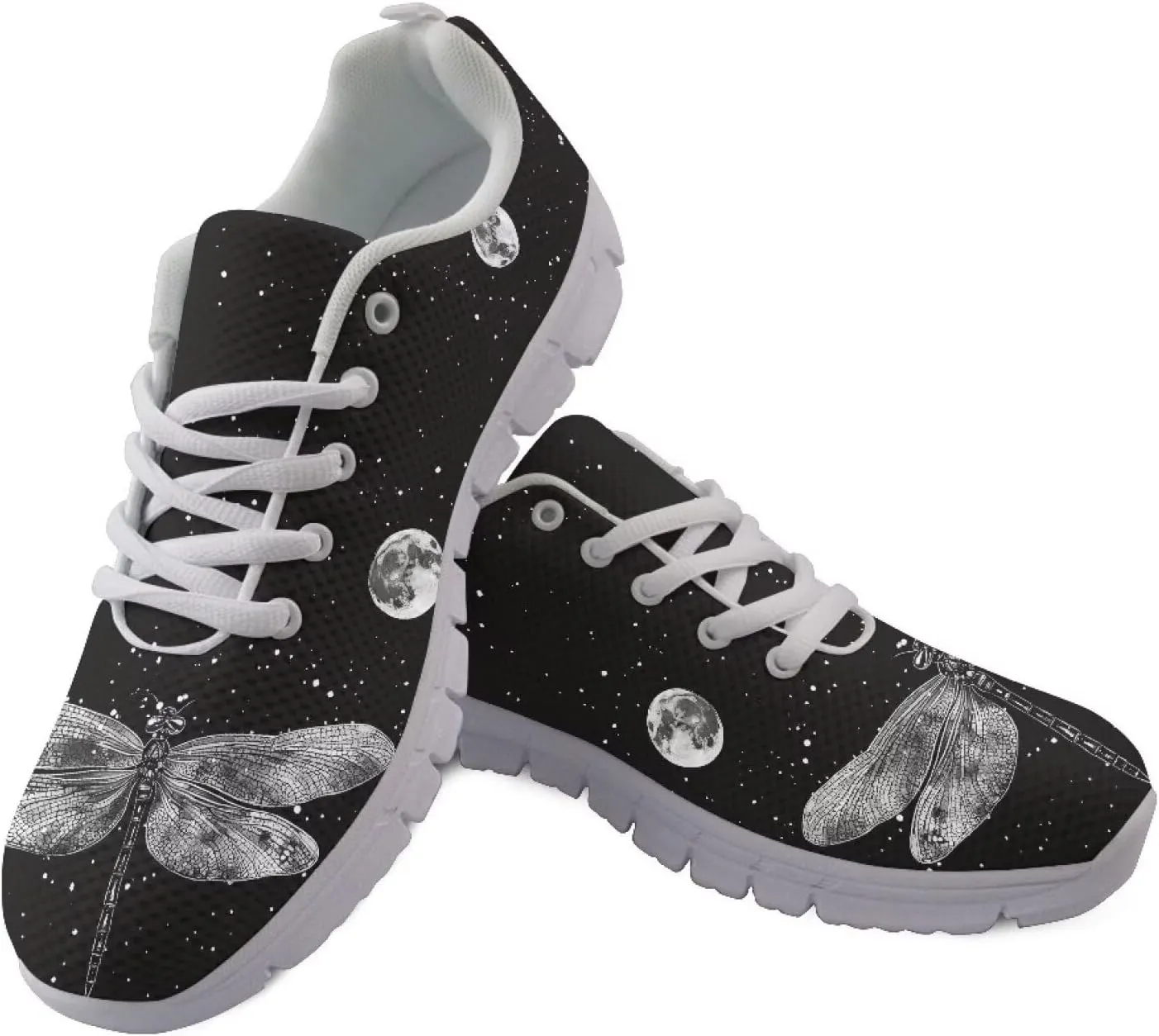 Doojoayie Wide Width Womens Running Shoes with Lace Up for Ladies Tennis Shoes