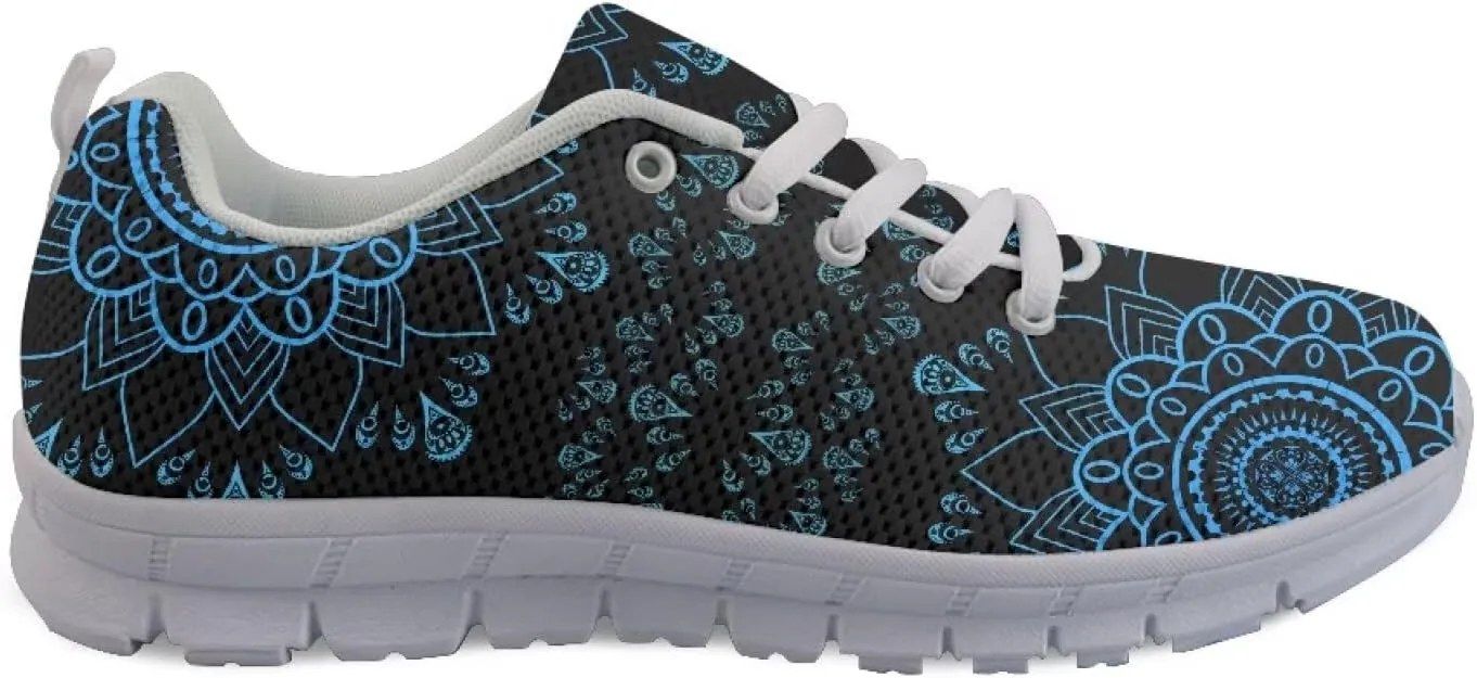 Doojoayie Wide Width Womens Running Shoes with Lace Up for Ladies Tennis Shoes