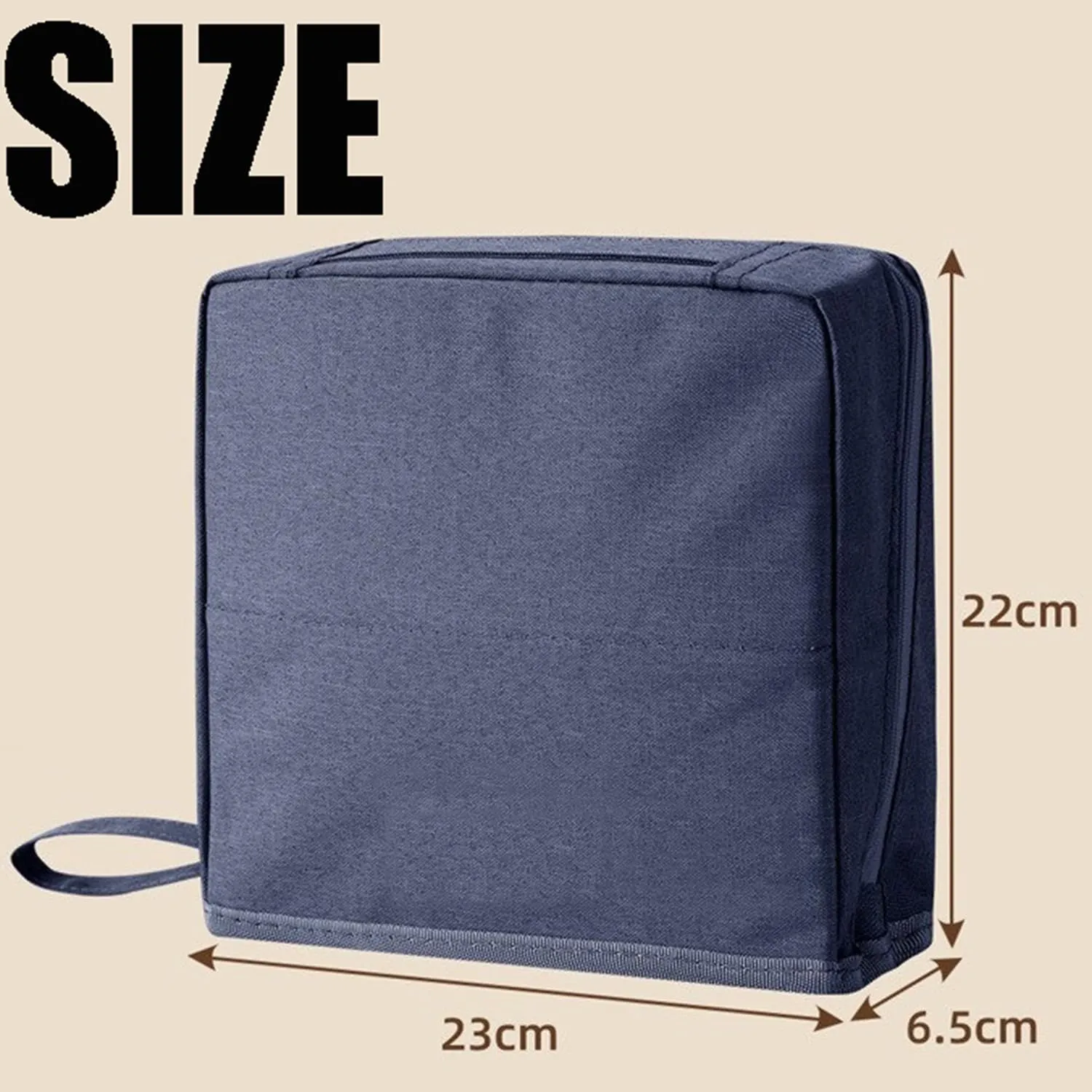 Doresty Makeup Bag, Doresty Standing Makeup Bag, Portable, Large Capacity, Vertical Large Opening Waterproof Multifunctional Stand Up Bags With Compartments (B)