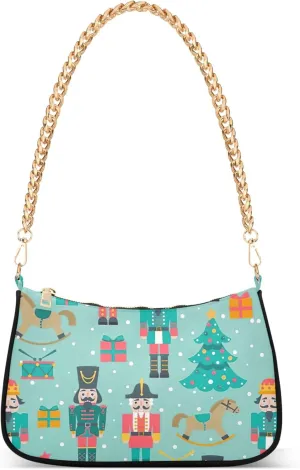 Duck Print Blue Trendy Purse Hobo Designer Clutch Womens Trendy Handbags Chain over the Shoulder Purse