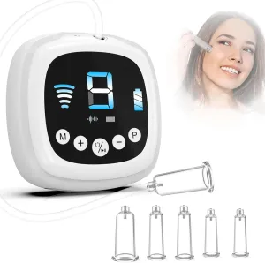 Electric Facial Cupping Set for Face - 3-In-1 Face Cupping, Gua Sha & Massage Tools for Skin Care - Multifunctional Facial Neck Eye Cuppings Massager for Wrinkle With 3 Modes & 5 Frequencies & 9 Gears
