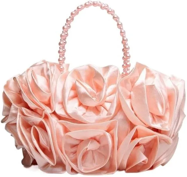 Elegant Satin Evening Bag for Bridesmaids and Bridal Parties