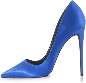 Elisabet Tang High Heels Womens Pointed Toe Heels Satin Pumps Stiletto Bridal Party Dress Evening Wedding Shoes for Woman