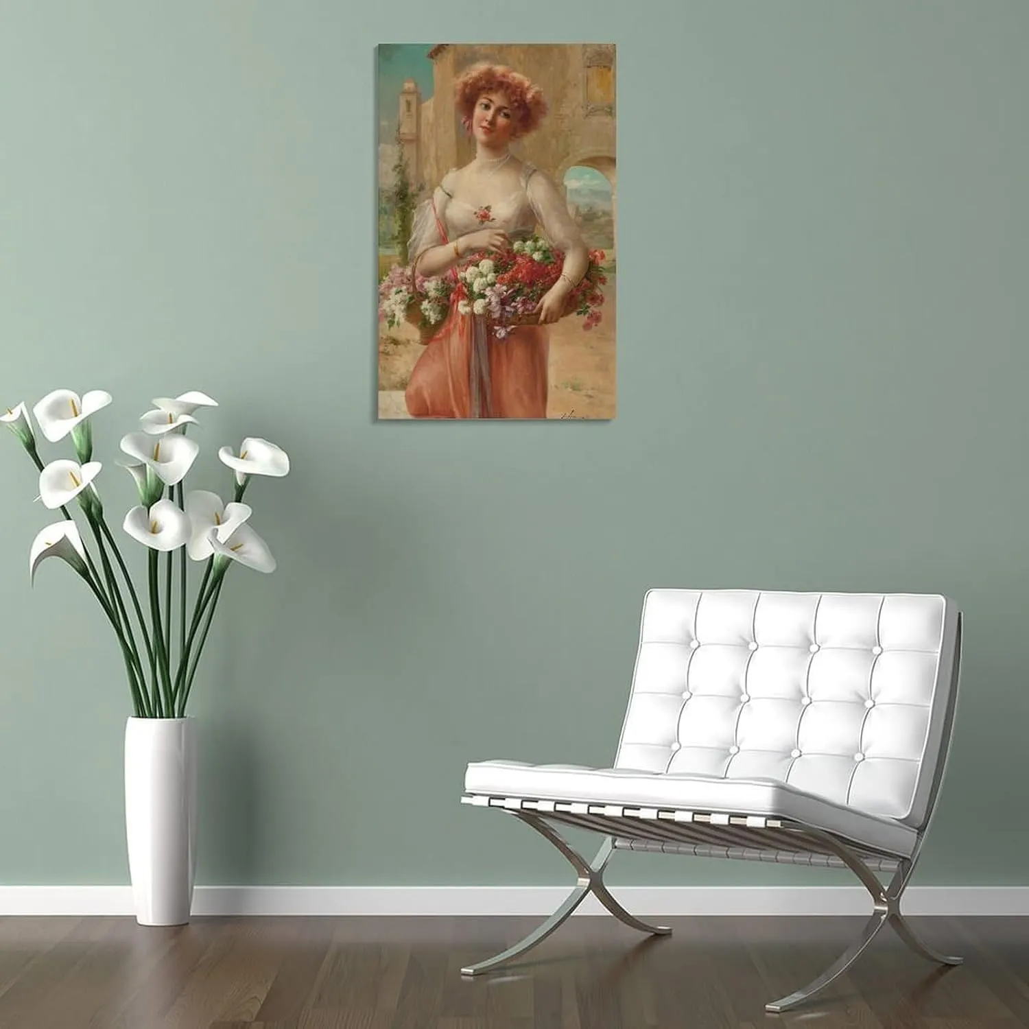 Emile Vernon Poster Print Aux Roses Canvas Art Poster And Wall Art Picture Print Modern Family Bedroom Decor Posters 12x18inch(30x45cm)