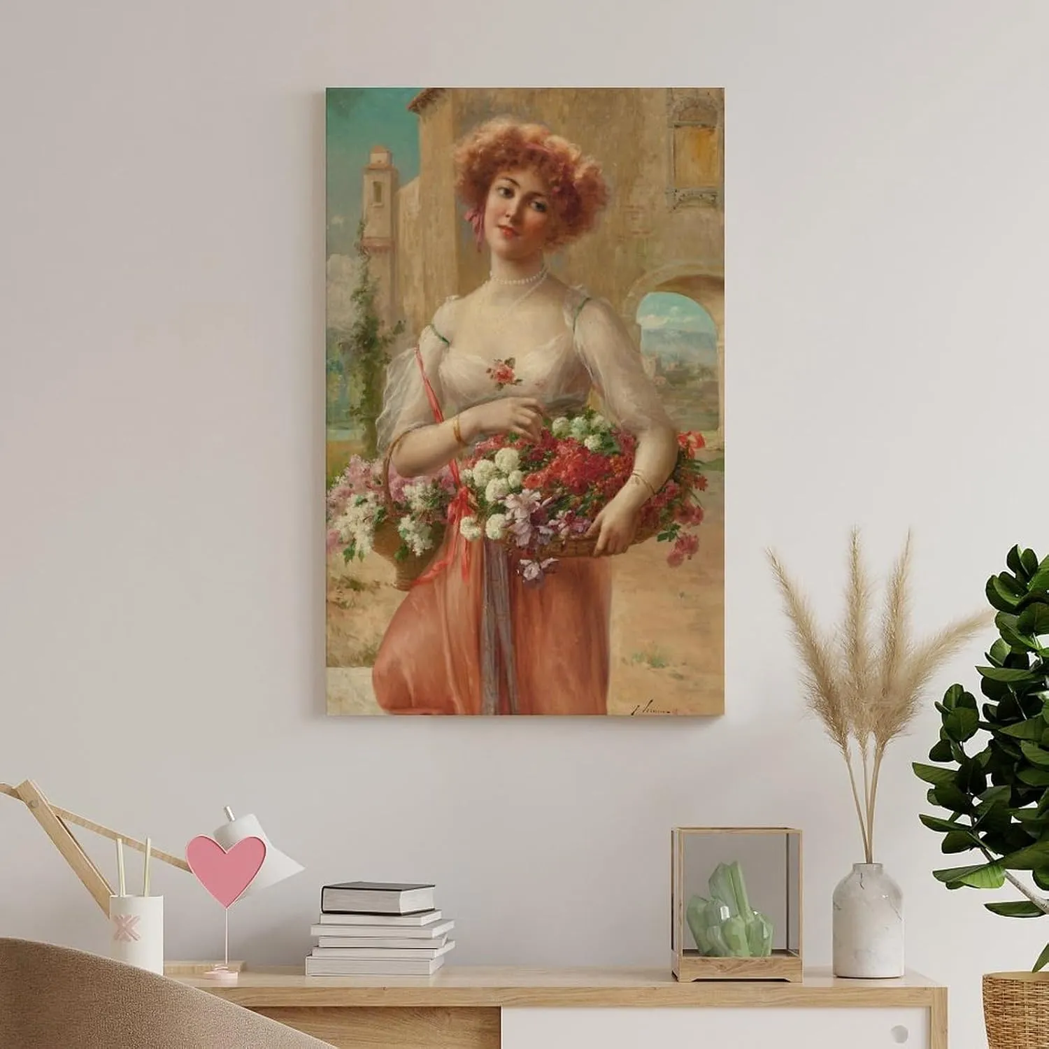 Emile Vernon Poster Print Aux Roses Canvas Art Poster And Wall Art Picture Print Modern Family Bedroom Decor Posters 12x18inch(30x45cm)