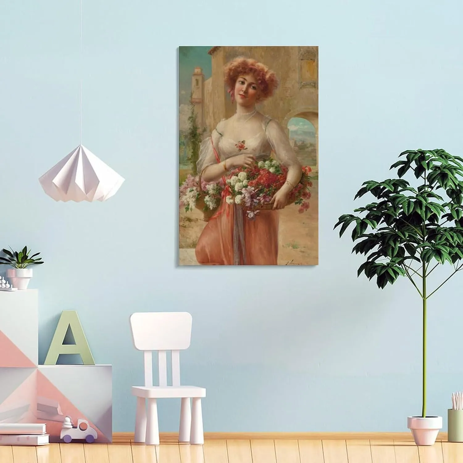 Emile Vernon Poster Print Aux Roses Canvas Art Poster And Wall Art Picture Print Modern Family Bedroom Decor Posters 12x18inch(30x45cm)