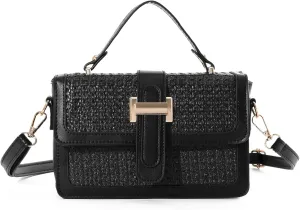 Emprier Summer Straw Crossbody Bags for women Trendy Woven Handbags Straw Clutch purses for Vacation