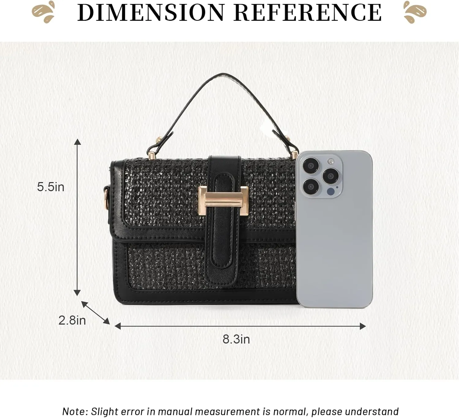Emprier Summer Straw Crossbody Bags for women Trendy Woven Handbags Straw Clutch purses for Vacation