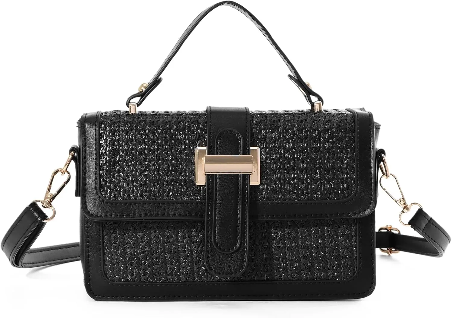 Emprier Summer Straw Crossbody Bags for women Trendy Woven Handbags Straw Clutch purses for Vacation