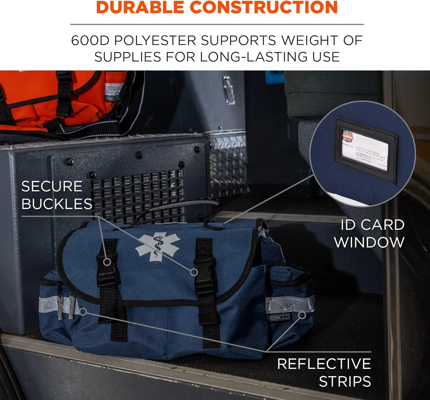 Ergodyne Arsenal 5210 Trauma Bag, Blue, Small, 13417