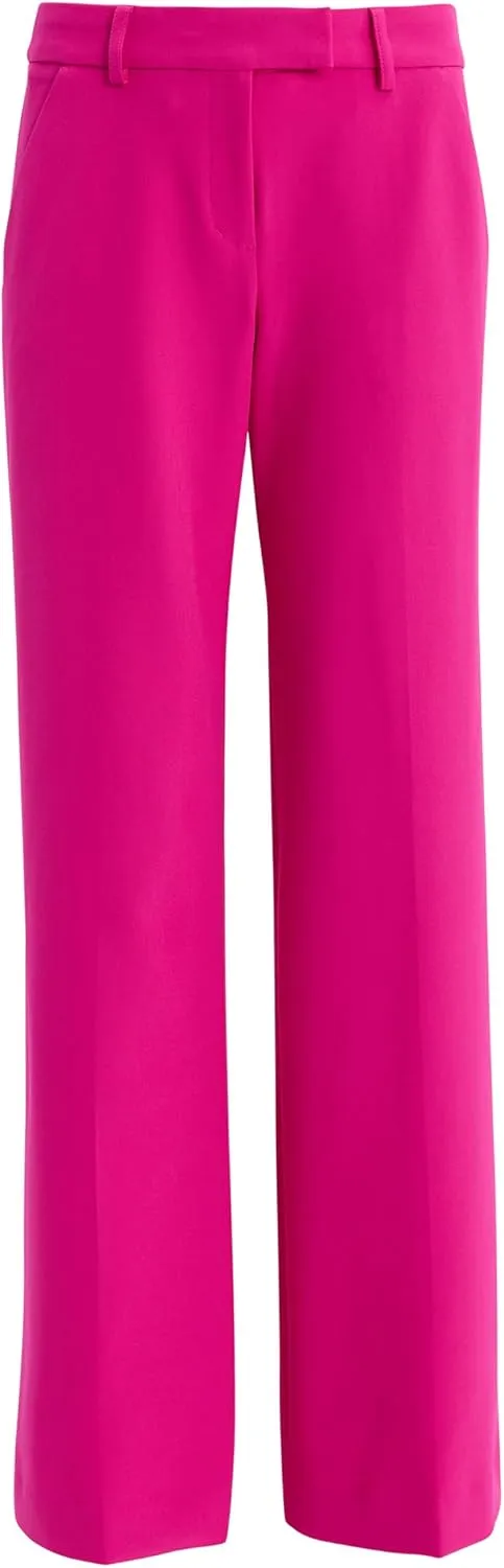 EXPRESS Womens Editor MID Rise Relaxed Trouser Pant