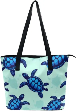 Fashion Coach Handbags for Women, Reusable Large Capacity Long Handle Tote Bag for Shopping, Work