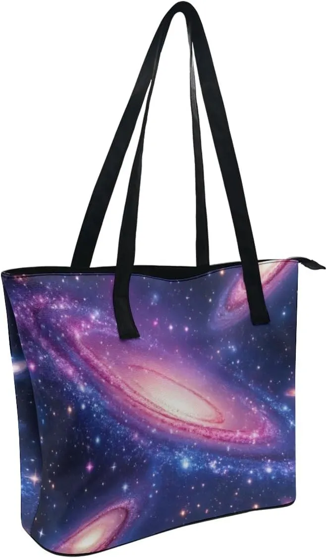 Fashion Coach Handbags for Women, Reusable Large Capacity Long Handle Tote Bag for Shopping, Work