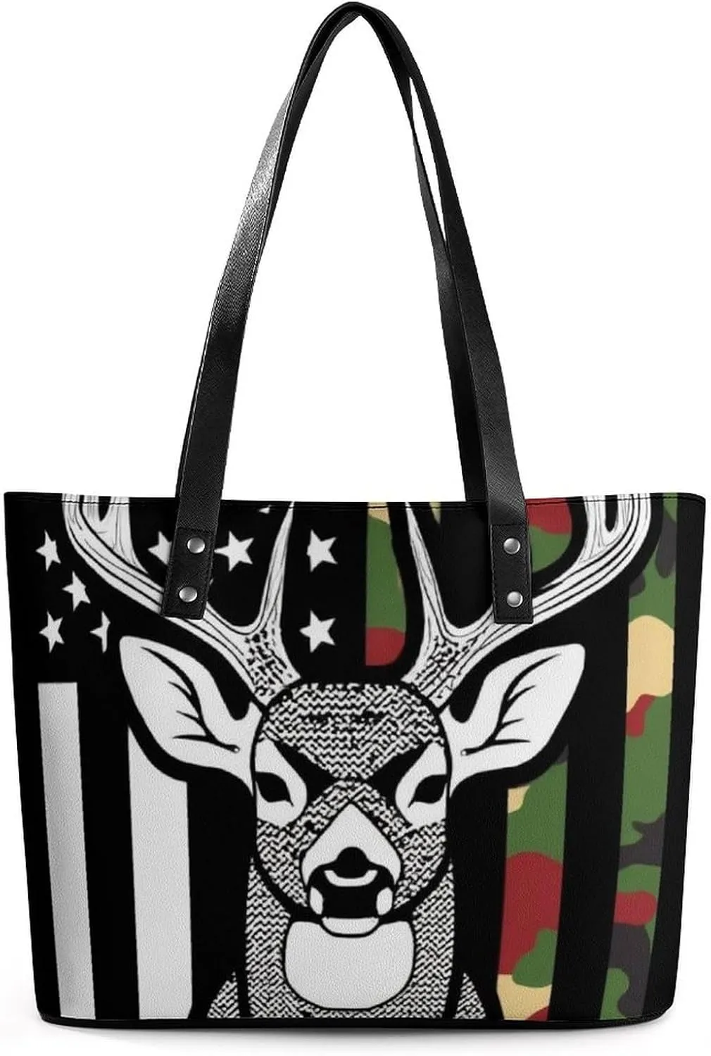 Fashion Coach Handbags for Women, Reusable Large Capacity Long Handle Tote Bag for Shopping, Work