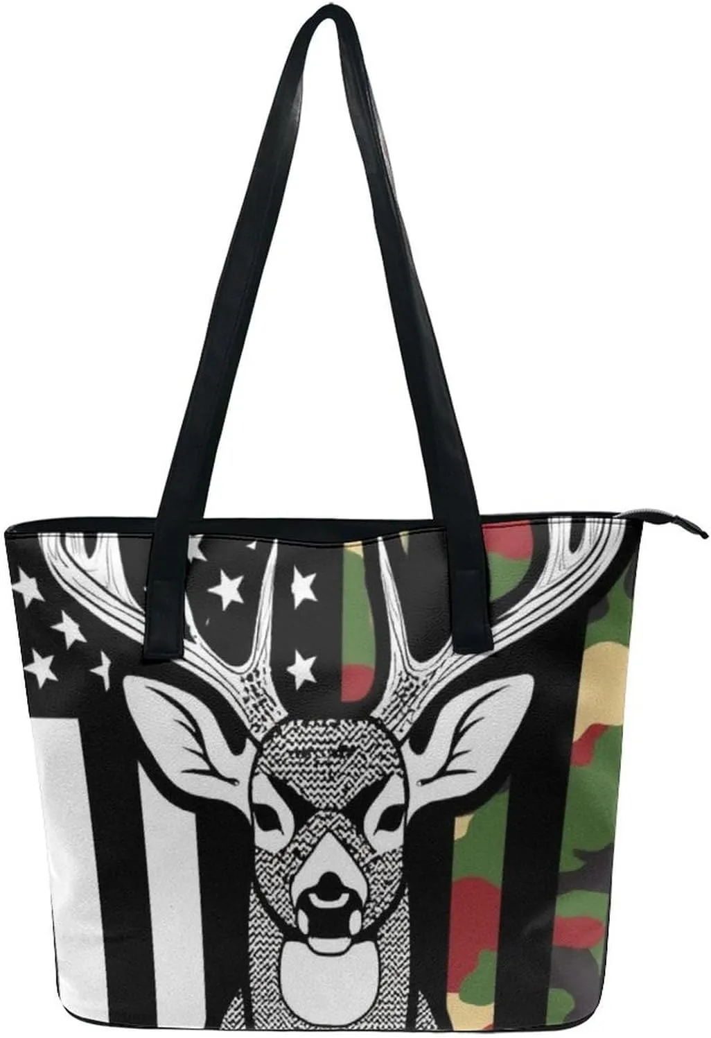 Fashion Coach Handbags for Women, Reusable Large Capacity Long Handle Tote Bag for Shopping, Work