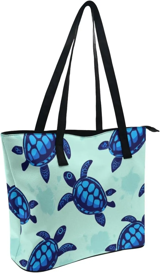 Fashion Coach Handbags for Women, Reusable Large Capacity Long Handle Tote Bag for Shopping, Work