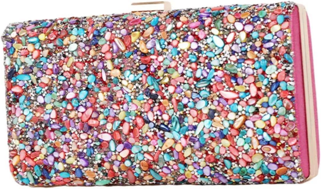 Fashion Handbag for Parties and Banquets Personalized Sparkly Clutch Purse for Women Stylish and Versatile Accessory