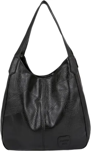 Fashion Handbag Women Waterproof Shoulder Bags Shoulder Bag PU Leather Bucket Bag for Travel Work Shopping Party