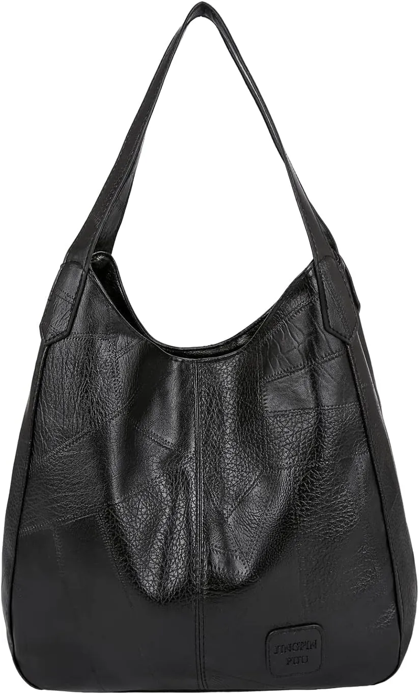Fashion Handbag Women Waterproof Shoulder Bags Shoulder Bag PU Leather Bucket Bag for Travel Work Shopping Party