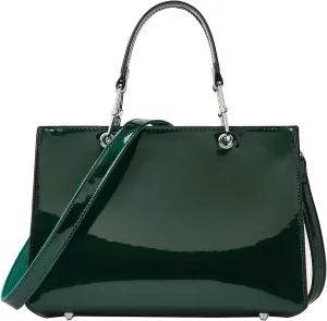 Fashion Women Patent Leather Platinum Handbag 2024 Elegant Commute Tote Bag Evening Events Daily Use