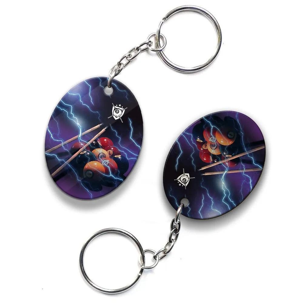 Fast N Loose Team Keychain Gift For Billiard Players