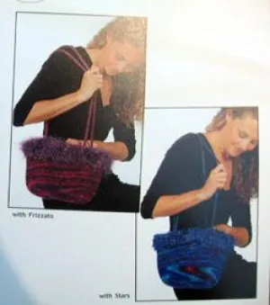 Felted Bags with Frizzato or Stars P476