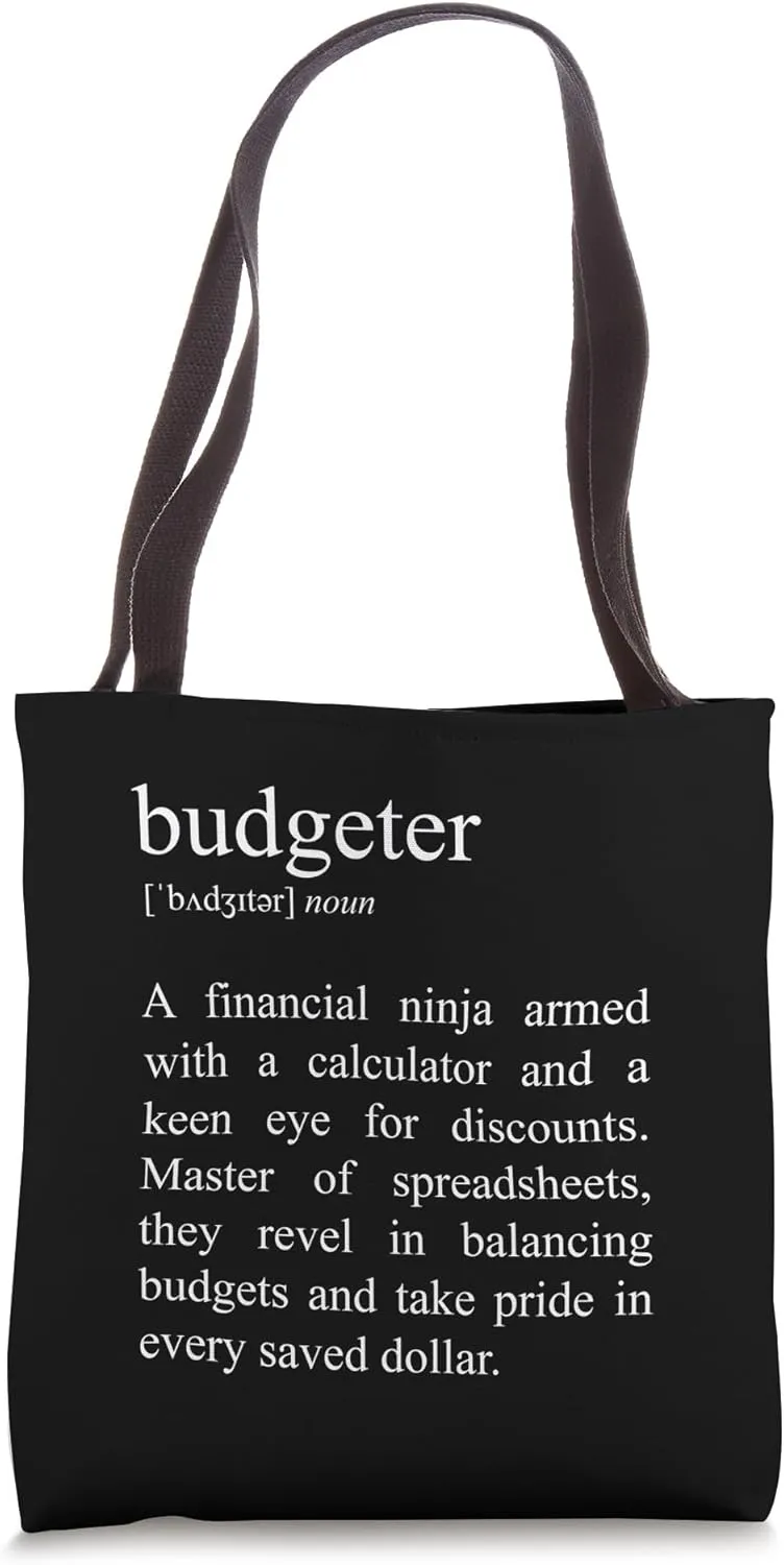 Financial Ninja, Funny Budgeter Definition Tote Bag