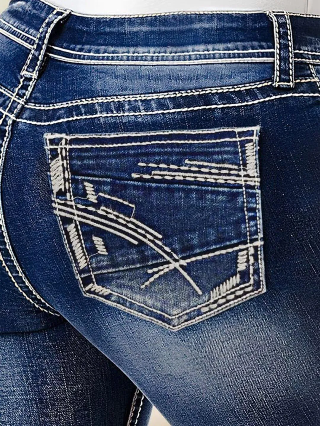 Flamingals Women's Denim Capri Jeans for Women Mid Rise Skinny Capri Pants