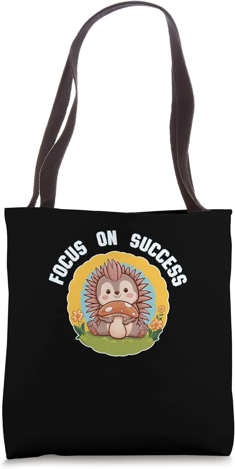 Focus on Success Motivational Quote Goal Inspirational Dream Tote Bag